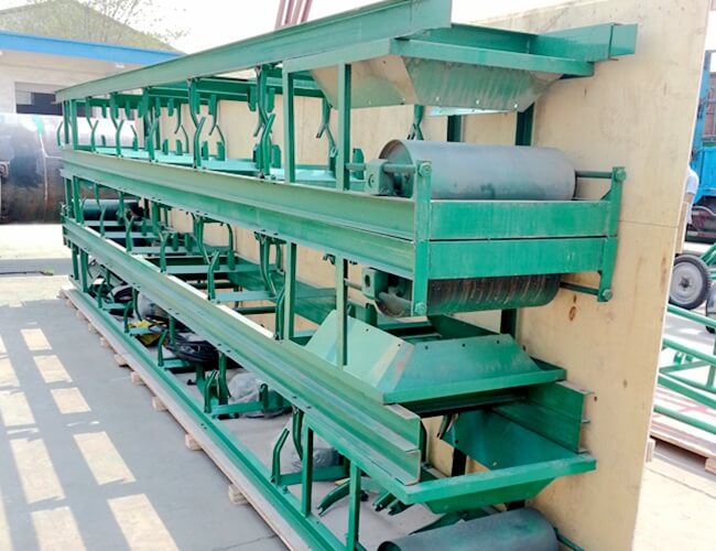 Carbon Steel V Fertiliser Belt Conveyor for Powder and Particle