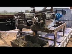Manure dewatering machine
