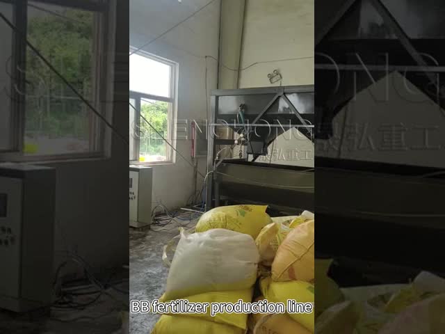 Energy Saving and Easy Operation BB Fertilizer Production Line with Customized Capacity for Bulk Blended Fertilizer Plant
