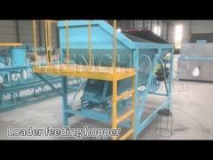 Loader feeding hopper