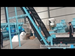Large inclination belt conveyor
