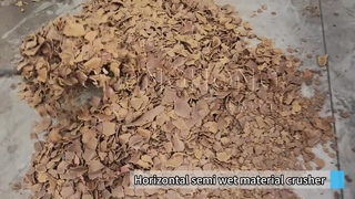 Horizontal semi wet material crusher-organic fertilizer crushing machine fertilizer crusher