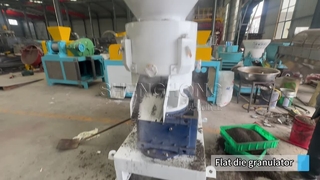 Flat Die Pelleting Machine for Organic Fertilizer Production with 1-4 Tons per Hour Capacity