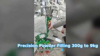 JY-F1 Semi-Automatic Powder Filling Machine for 300g-9kg Bags with Touch Screen Control