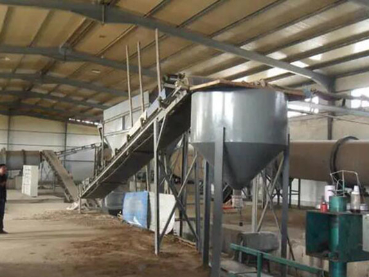 Cow Manure Organic Fertilizer Production Line Special Granulator Below 10%