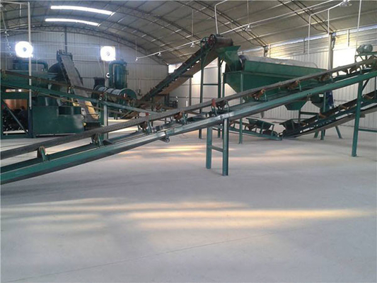 Animal Bio Organic Fertilizer Production Line 380V Waste Cow Manure