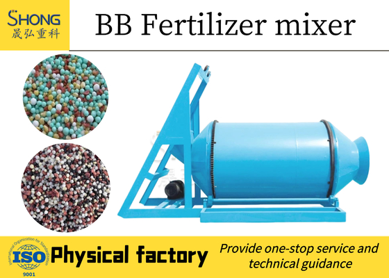 15-22kw Fertilizer Blending Equipment / Fertilizer Mixing Equipment PLC Control