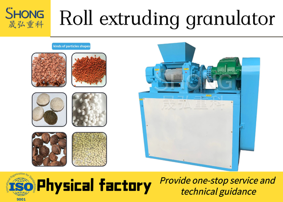 Dry Chemical Fertilizer Granulator Machine 2.5t/H Double Roller Extrusion