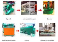 Dry Roller Press Fertilizer Production Line 10mm Pellets Irregular Shape
