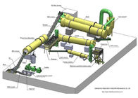 Carbon Steel 15 - 20 Ton / Hour BB Fertilizer Plant High Granulating Rate Type