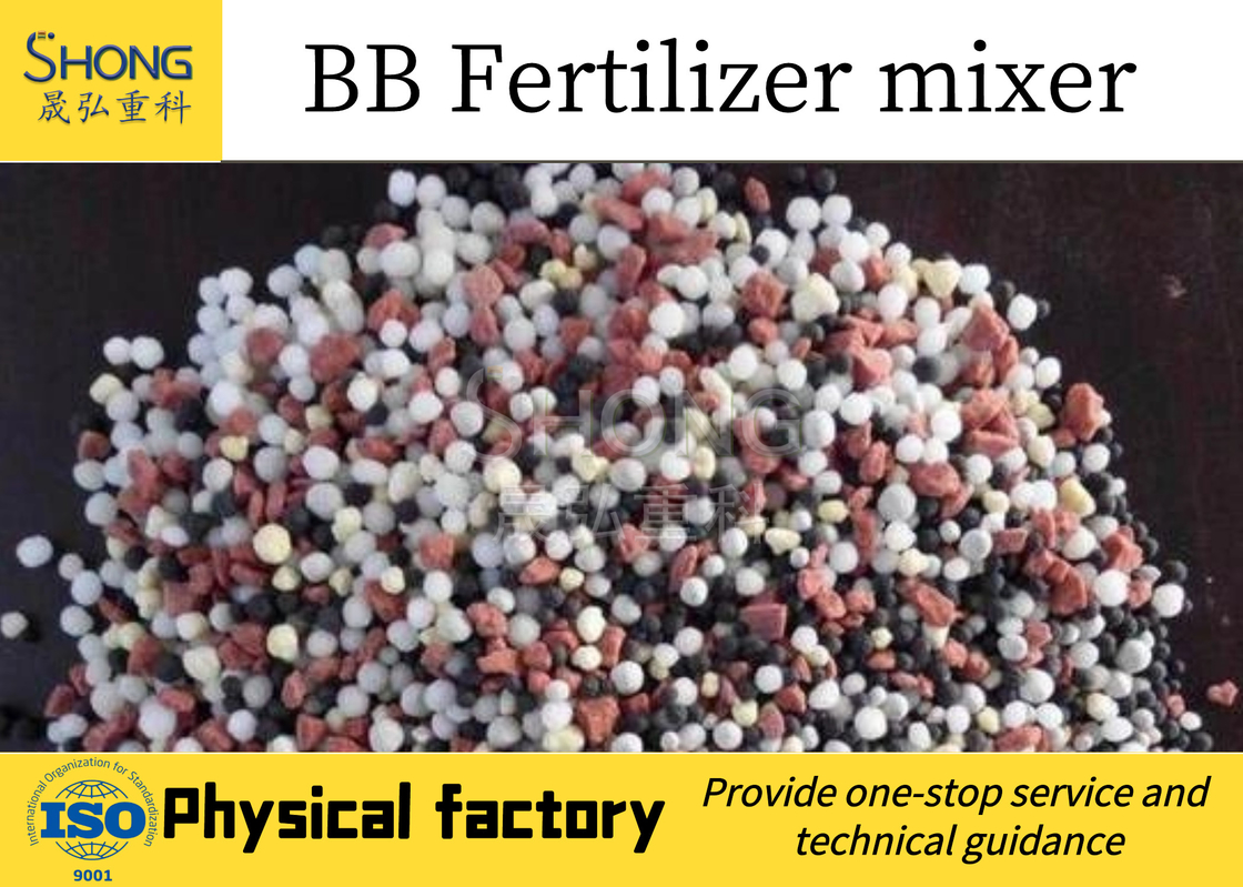 Semi Automatic Compound Fertilizer Production Line / 5-20t/H Fertilizer Production Plant