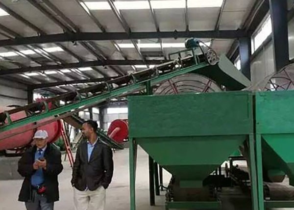 Organic Fertilizer Pellet Production Line For Pigeon Manure organic fertilizer production line fertilizer production