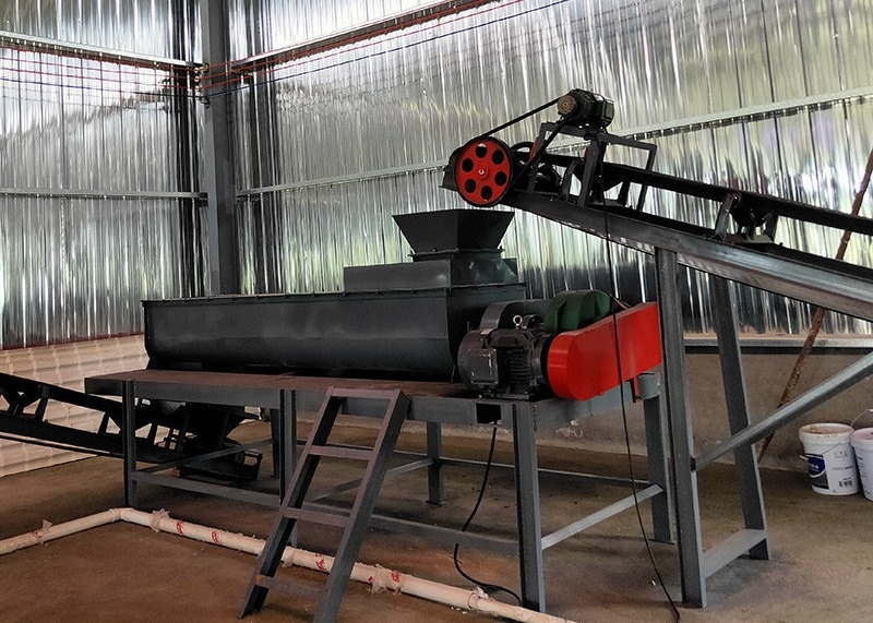 Poultry Manure Organic Fertilizer Production Line 10t/H For Animal Waste