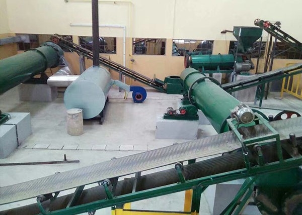 Chicken Manure Organic Fertilizer Production Line 10t/H Fertilizer Production Plant