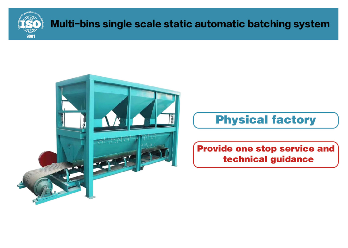 1T/h Fully Automatic Batching System Stainless Steel Batching Equipment With 50L Hopper Capacity