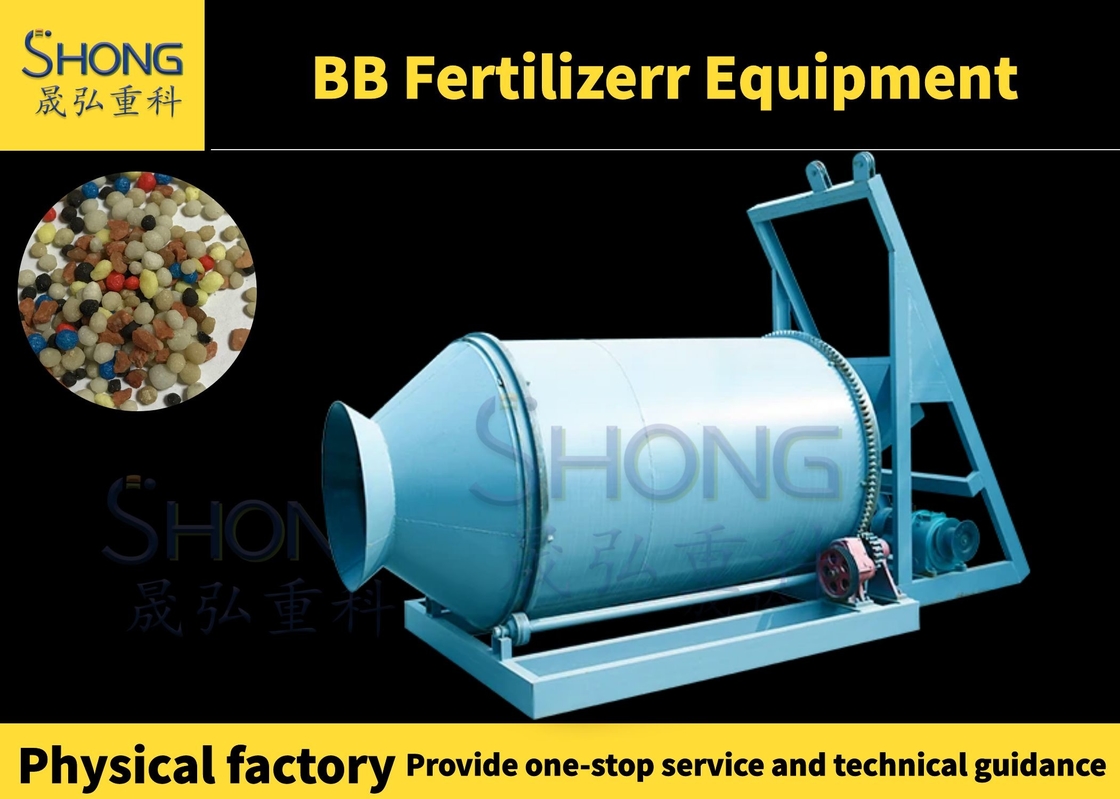 Customized 1-10t/h BB Fertilizer Production Line For Fertilizer Manufacturing