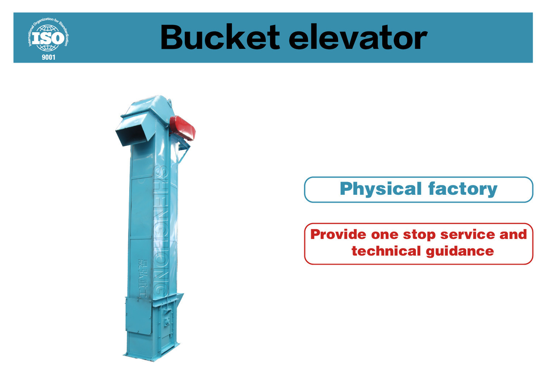 Load Capacity Bucket Elevator Conveyor Machinery Can Be Customized For Your Production Line