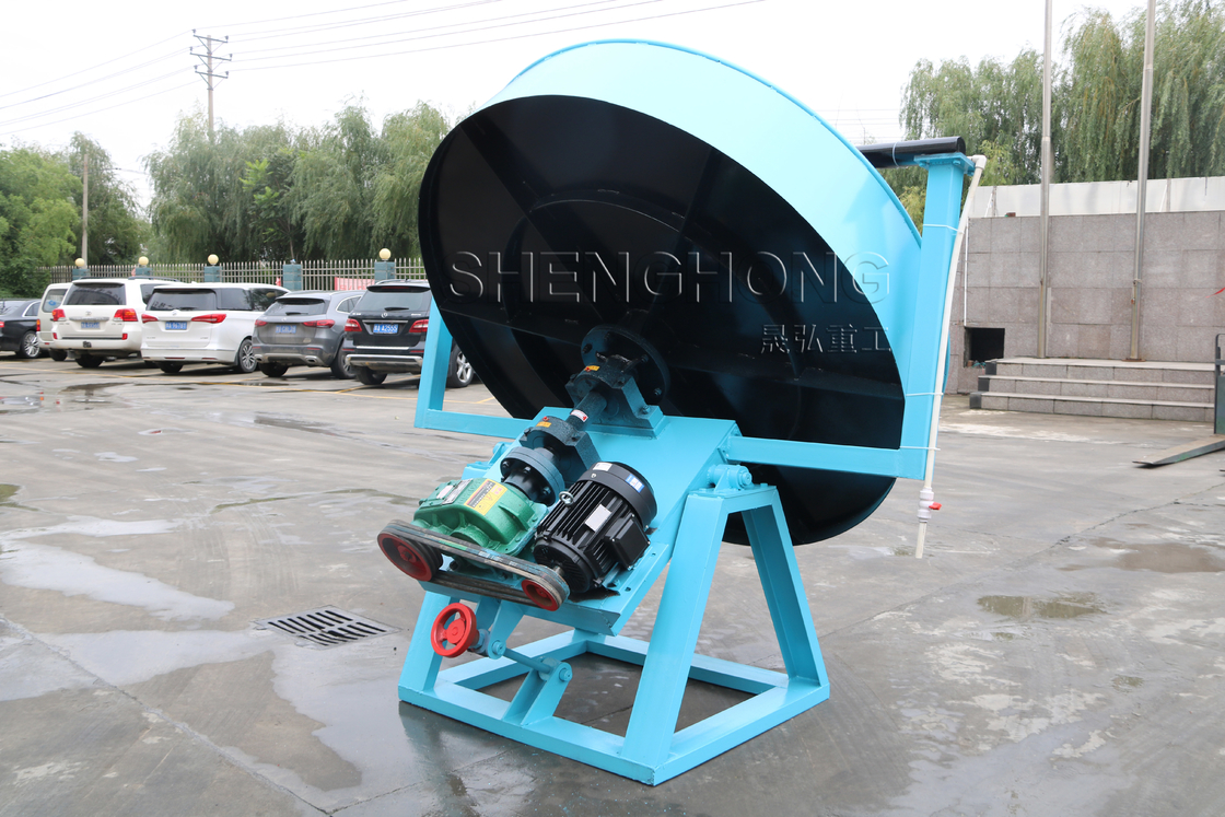 Weight Thickening Strong Base Design No Need To Anchor Bolt Fixed Smooth Operation Disc Granulator