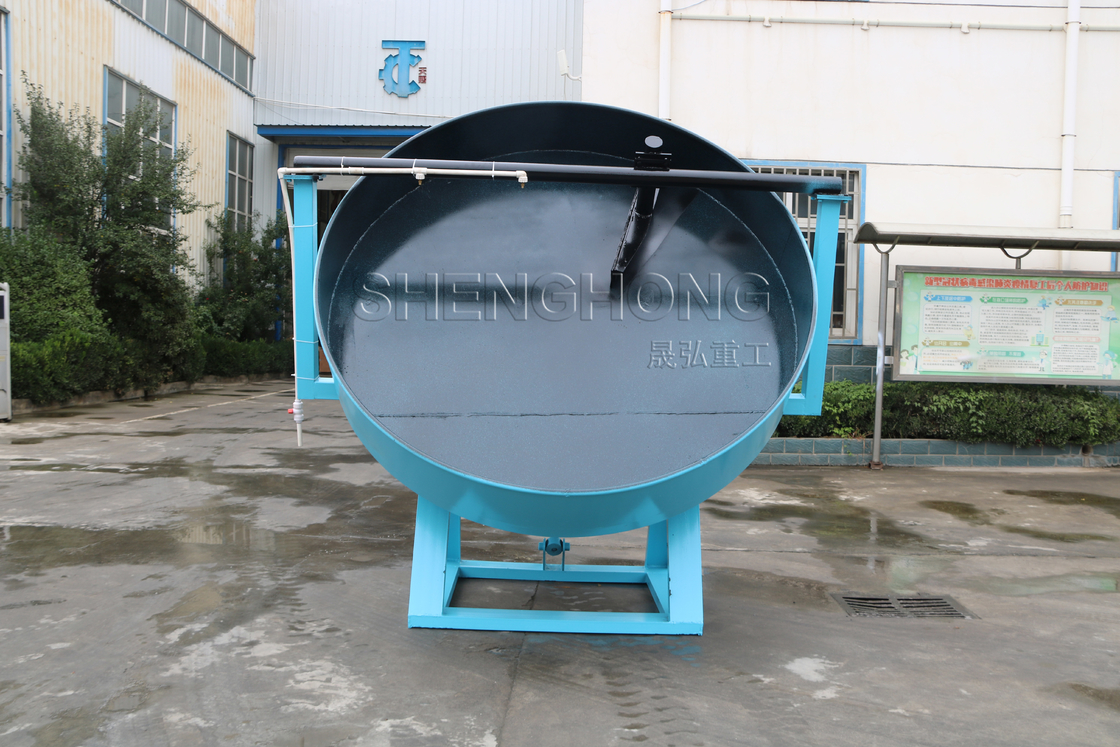 Weight Thickening Strong Base Design No Need To Anchor Bolt Fixed Smooth Operation Disc Granulator
