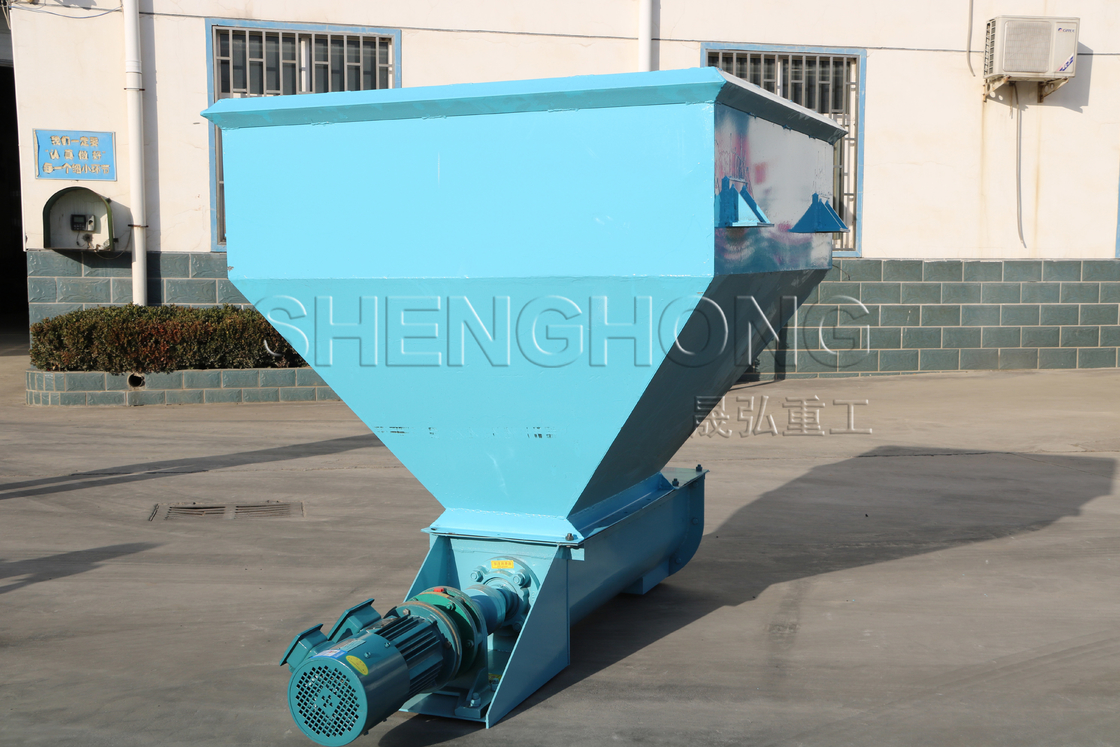 Organic Fertilizer Production Line Feeder Automatically Feeds Evenly Capacity 1-20t/h Color Blue