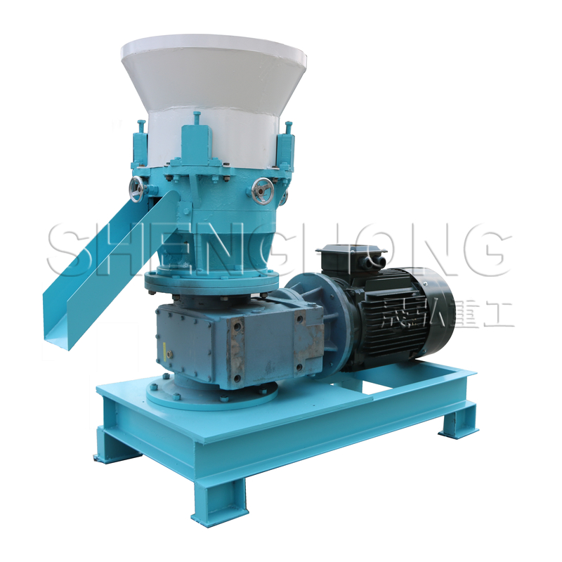 5-8 T/H Flat Die Pelletizer Poultry Manure Granular Fertilizer Equipment For Organic Fertilizer Production