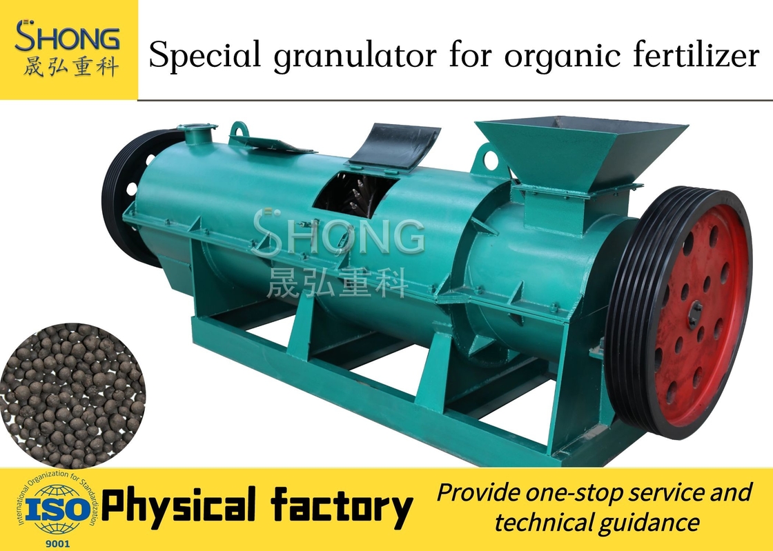 Animal chicken manure Fertilizer Granulator Custom Capacity High Efficiency fororganic fertilizer