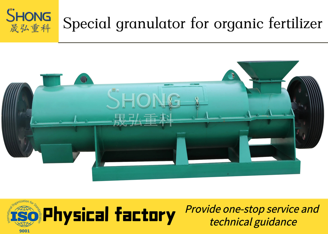 Animal chicken manure Fertilizer Granulator Custom Capacity High Efficiency fororganic fertilizer