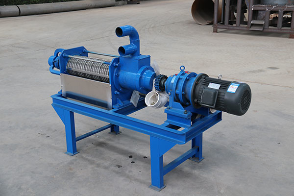 4-25 T/H Customized Animal Cow Manure Separator With 7.5kw Pump Power