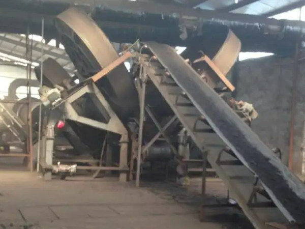 Cow Manure Organic Fertilizer Disc Granulator Production Line Humic Acid Bio