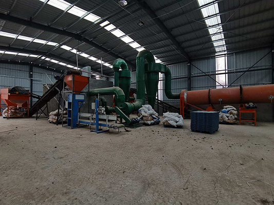 Animal Manure Organic Fertilizer Pellet Production Line Making Granulation