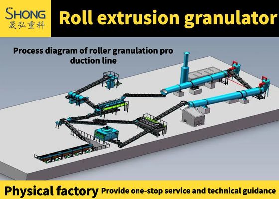 Roll Extrusion Granulator Fertilizer Production Line