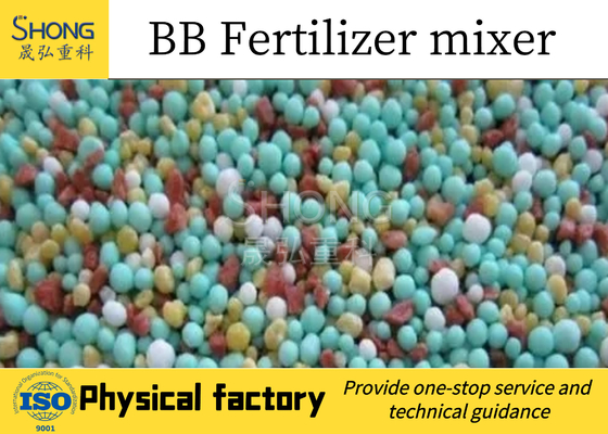 8-10t/h Bulk Blending Fertilizer Machines , NPK fertilizer production line