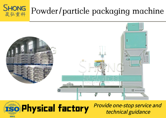 Pellets Production Line Fertilizer Packaging Machine,  Gray Color Fertilizer Bagger