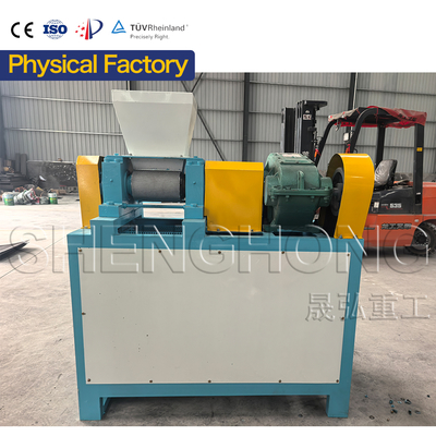 Double Roller Granulator for Organic Fertilizer 1-2T/H Capacity