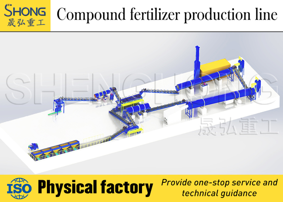 380V Rotary Drum Granulator Machine for NPK Fertilizer 3-8mm