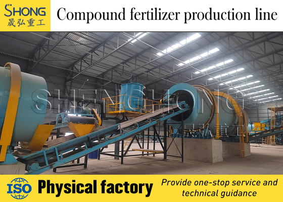High Efficiency Low Energy Consumption Stable Operation Compound Fertilizer Production Line for NPK Granulation