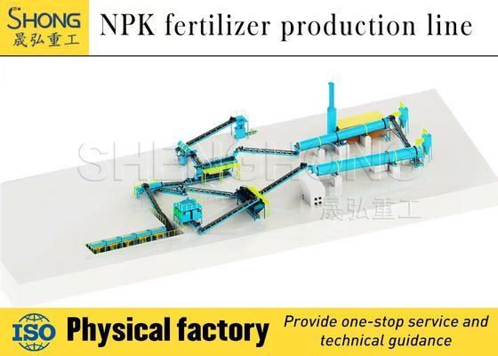 Compact Footprint NPK Fertilizer Production Line with Flexible Formulation and Low Investment Cost