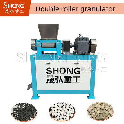 NPK Compound Fertilizer Granulator Machine 15-22KW Double Roller Extrusion