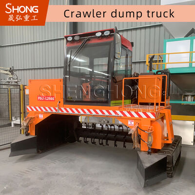 4710*1700*2500mm Crawler Fermentation Compost Turner with 1-20T Capacity and 3000mm Working Width