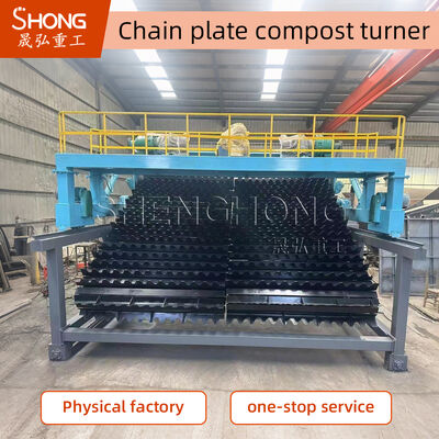 Chain Plate Type Compost Turner for Organic Solid Waste Processing