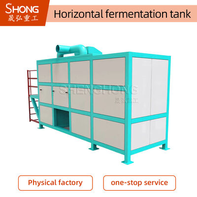 Carbon Steel Organic Fertilizer Fermentation Tank with 18-24kw Power and ISO SGS BV Certification for Compost Production Line