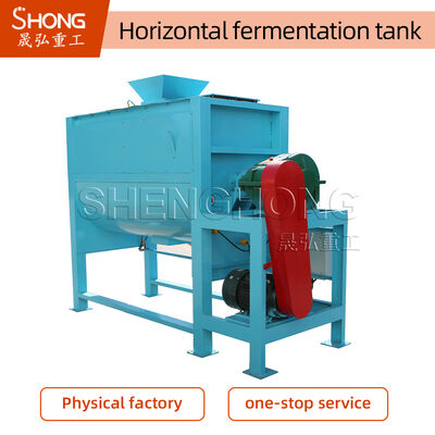 Organic Fertilizer Fermentation Equipment Chicken Manure Composting Machine with 12 Month Warranty 1m³ Rated Bucket Capacity and 1800kg Rated Loading Quality