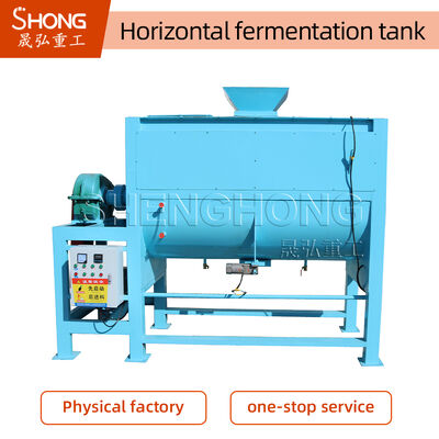Carbon Steel Organic Fertilizer Fermentation Tank with 10 Hours Harmless Treatment and 80-110℃ High Temperature Closed Type Fermentation