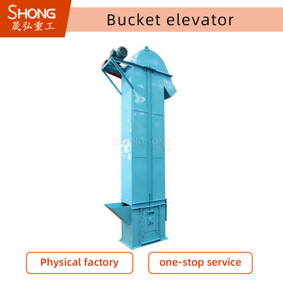 Customizable Length Adjustable Speed Motorized Drive Bucket Elevator Conveyor Belt System