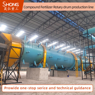Organic Compound Fertilizer Production Line with 1-100 Tons per Hour Capacity and 2-30mm Granules Size
