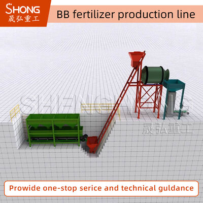 High Productivity 20 Tons/Hour Automated Organic Fertilizer Production Line for Granular Manufacturing