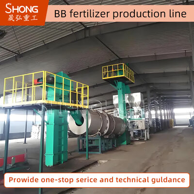 380V Voltage 12-15t/h Capacity BB Fertilizer Production Line with 10,000-100,000 ton/year Capacity