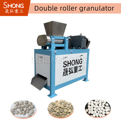 Oblate Shape NPK Compound Fertilizer Granulator With Double Roller