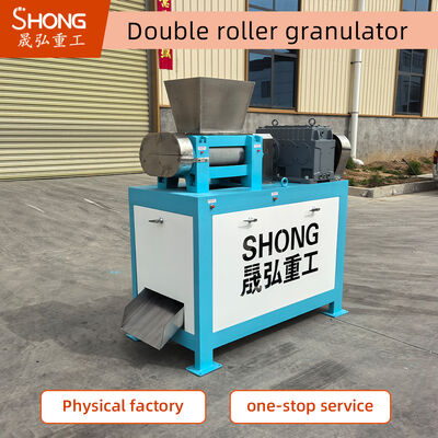 4 T / H Press Compound Fertilizer Granulator Double Roller