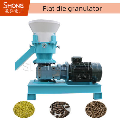 Cow Manure Fertilizer Pellet Machine , Carbon Steel / SS Granules Manufacturing Machine